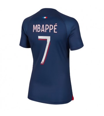 Paris Saint-Germain Kylian Mbappe #7 Hjemmebanetrøje Dame 2023-24 Kort ærmer